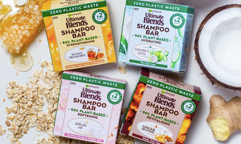 Garnier debuts plastic-free shampoo range 